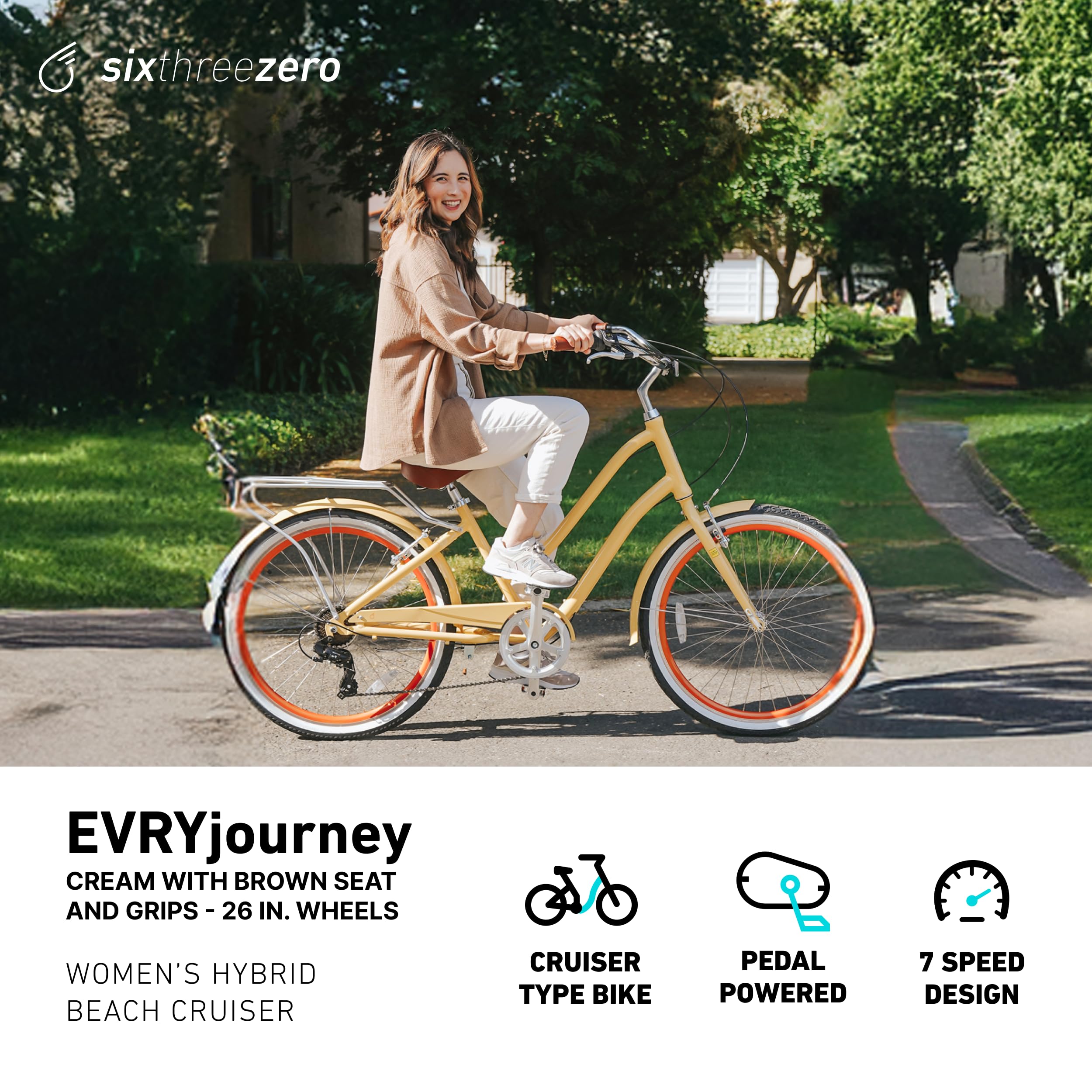 Amazon.com : sixthreezero EVRYjourney Steel Women's Step-Through